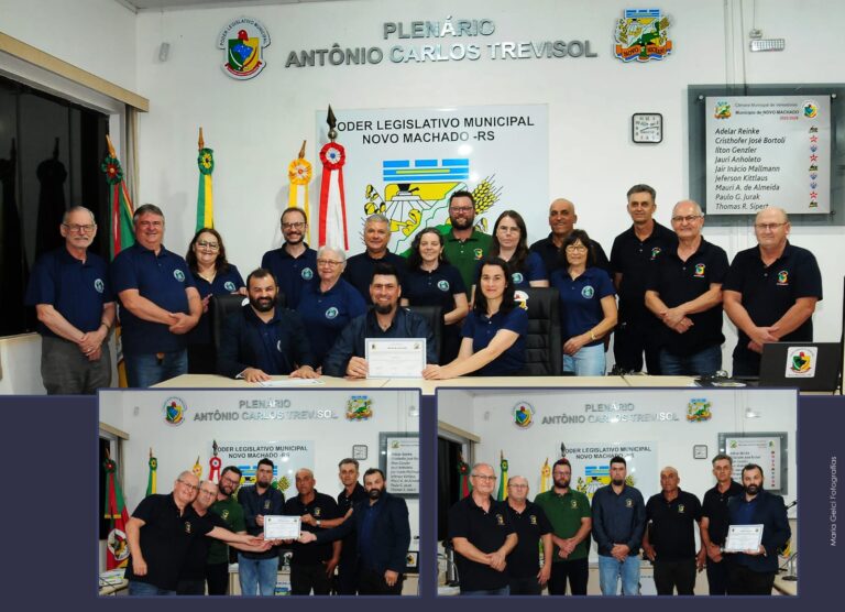 Novo Machado homenageou a Alenrio com Moção de Aplausos